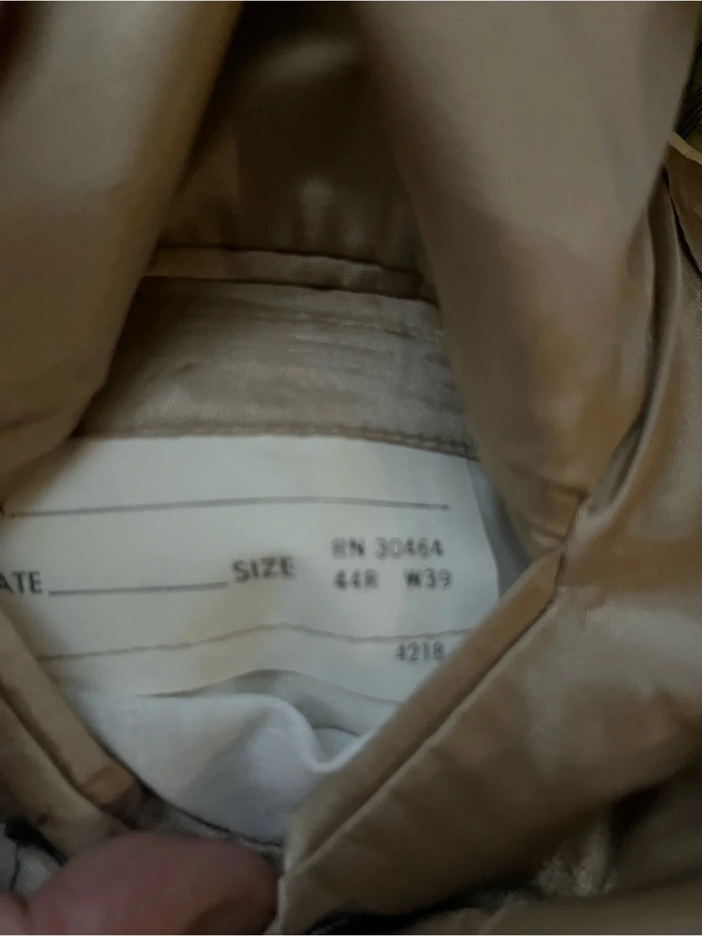 Stafford Light Beige Single-Breasted Sport Coat